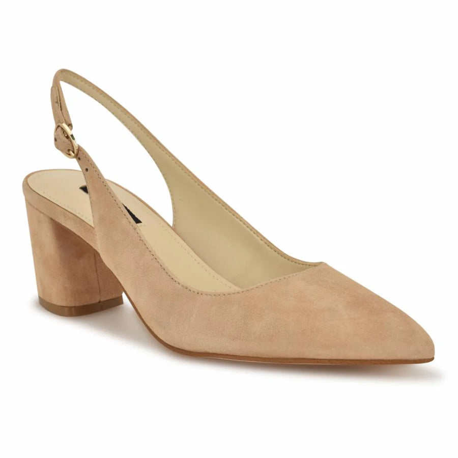 KAMSEE LUX NUDE SLING BACK By Nine West