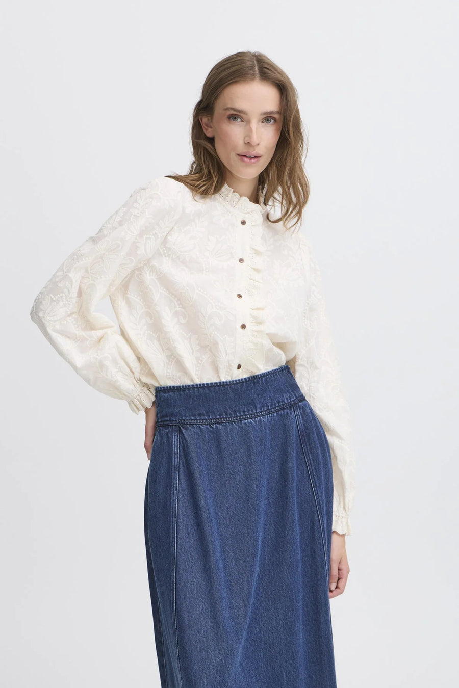 JOSE BLOUSE in IVORY by ATELIER REVE