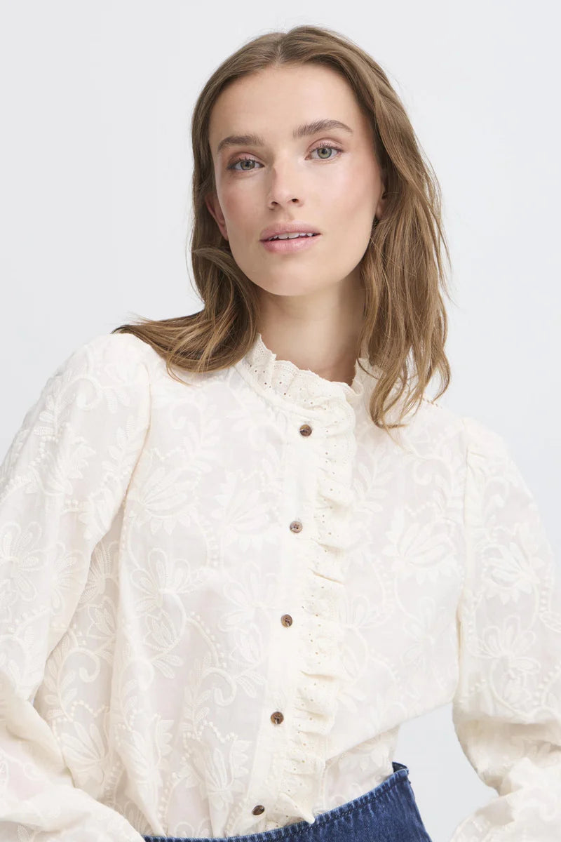 JOSE BLOUSE in IVORY by ATELIER REVE