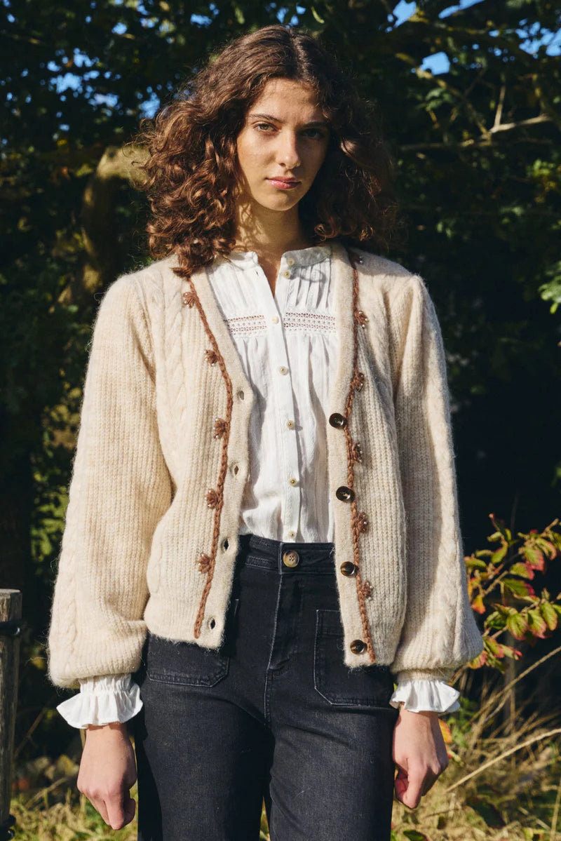 MEMOIR KNIT CARDIGAN by ATELIER REVE