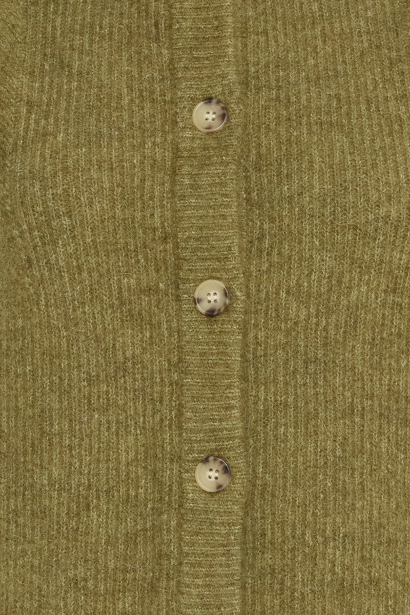 SILVI KNIT VEST in MOSS by ATELIER REVE