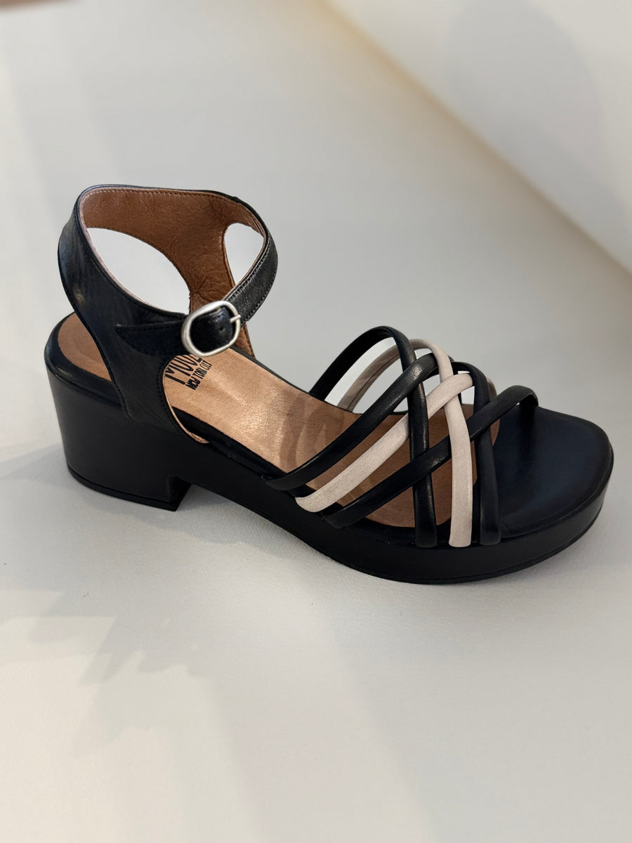 GABRIELLA SANDAL in Black by MIZ MOOZ