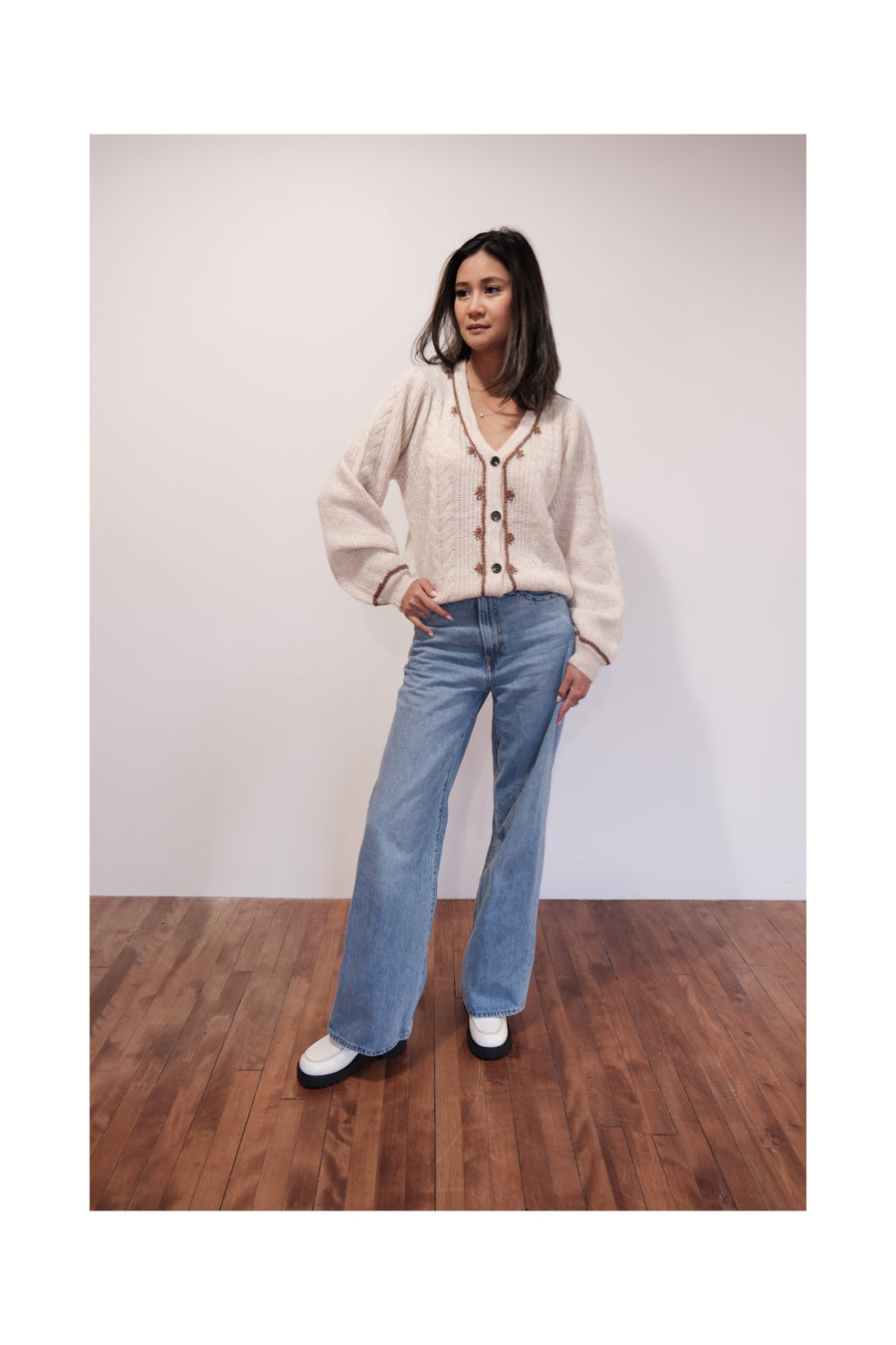 MEMOIR KNIT CARDIGAN by ATELIER REVE