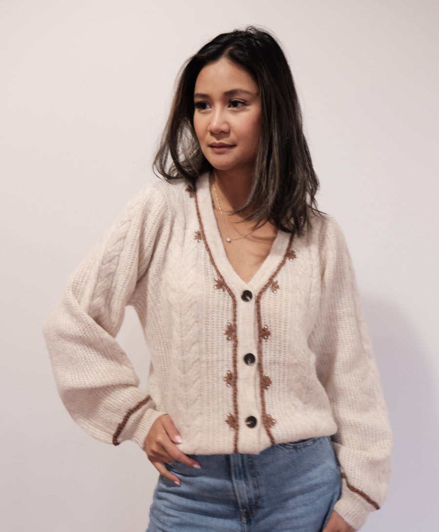 MEMOIR KNIT CARDIGAN by ATELIER REVE