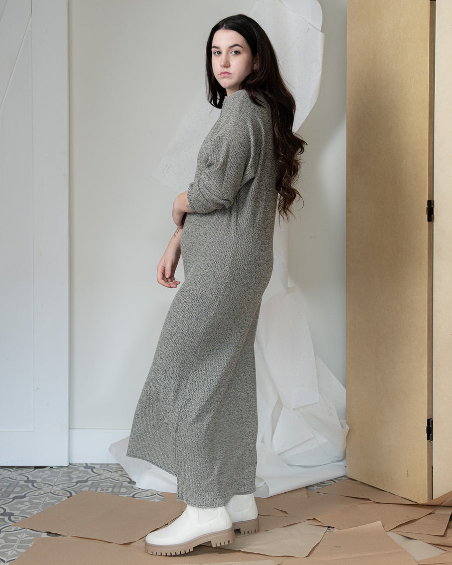 Knit Pullover Long Dress